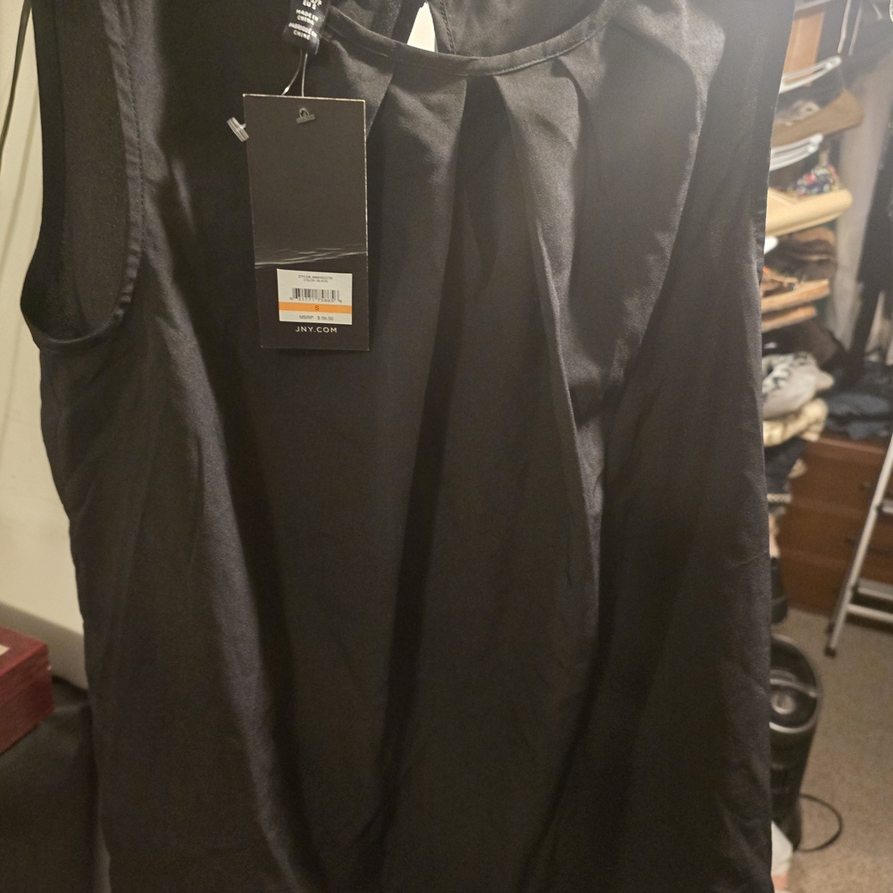 Jones New York Classic Black Blouse